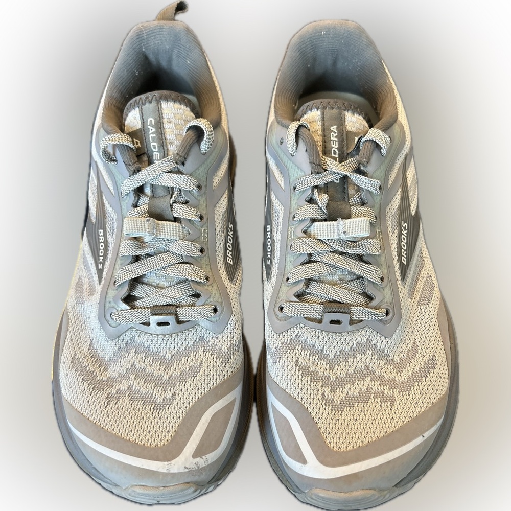 Brooks Gray and Tan Running Shoes
